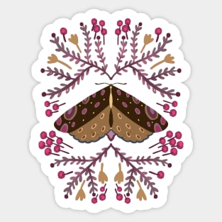 Magical Moth Sticker